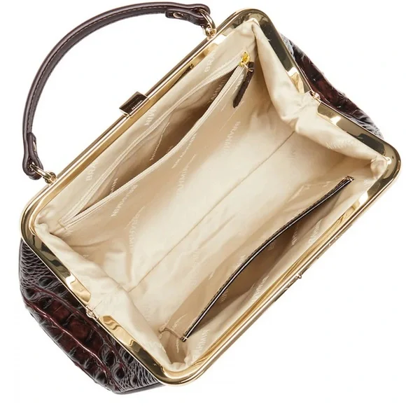 NWT Brahmin Emmett Albertina Embossed Leather Versatile Clutch and Crossbody - Picture 3 of 16